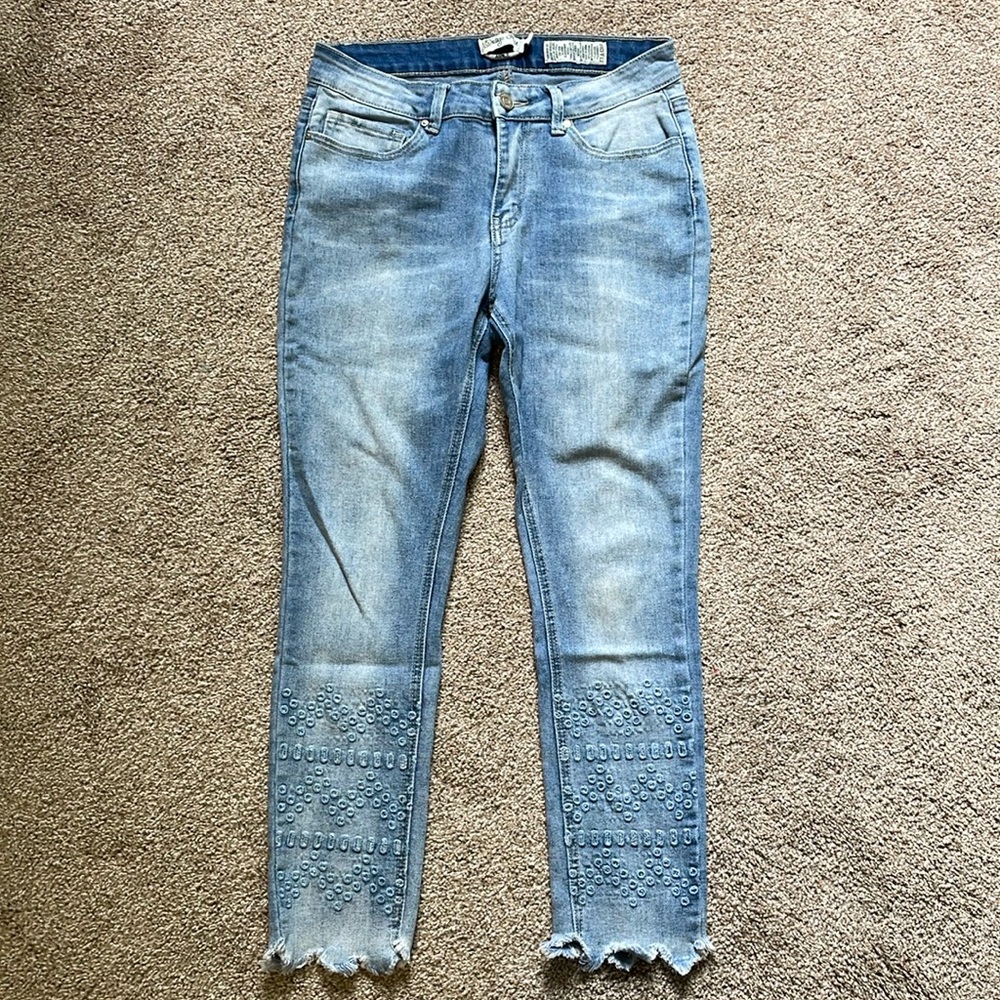 Indigo Rein Embroidered Jeans